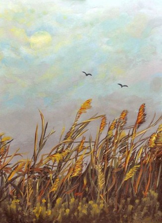 Vihar előtt 50x35 cm